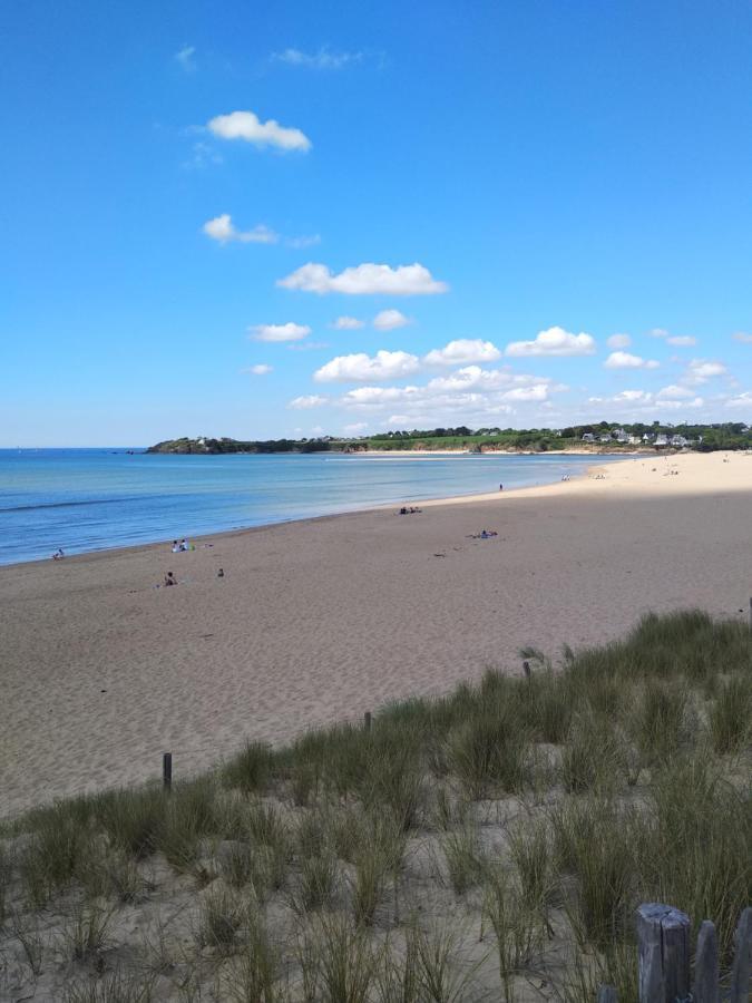 Charmant Logement Guidel Plage, Chambre Vue Mer, Piscine Chauffee Exterior foto
